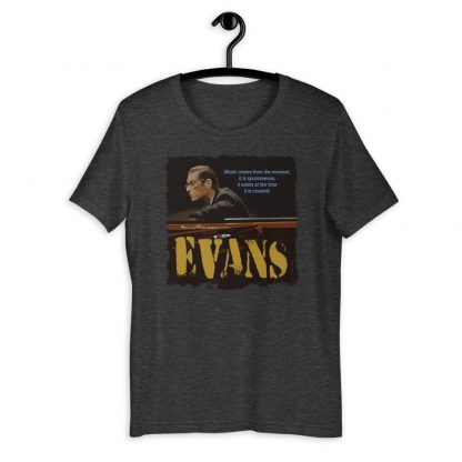 Bill Evans Jazz Wisdom Short-Sleeve Unisex T-Shirt - Image 8