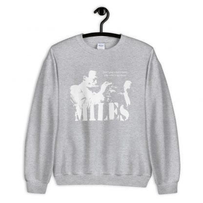 Miles Davis Jazz Wisdom Unisex Sweatshirt (1-color) - Image 4