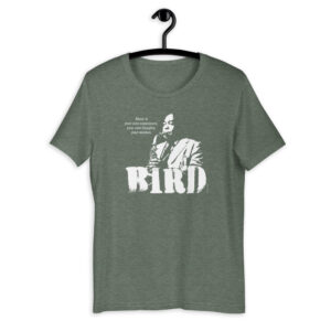 Charlie Parker Jazz Wisdom Short-Sleeve Unisex T-Shirt (1-color)