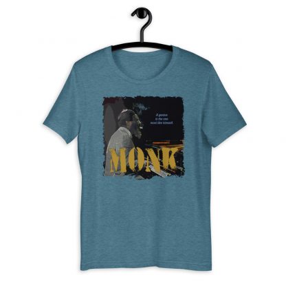Thelonious Monk Jazz Wisdom Short-Sleeve Unisex T-Shirt - Image 9