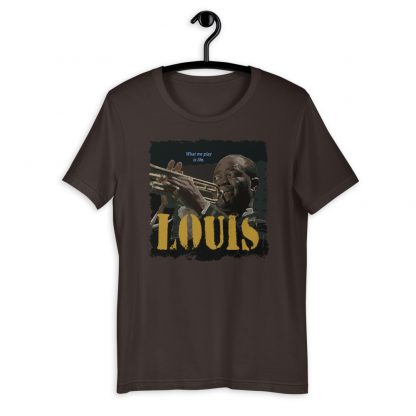 Louis Armstrong Jazz Wisdom Short-Sleeve Unisex T-Shirt - Image 2