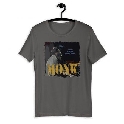 Thelonious Monk Jazz Wisdom Short-Sleeve Unisex T-Shirt - Image 7