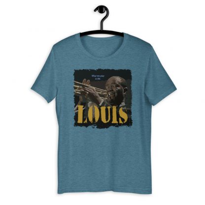 Louis Armstrong Jazz Wisdom Short-Sleeve Unisex T-Shirt - Image 9