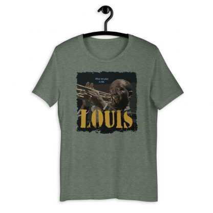 Louis Armstrong Jazz Wisdom Short-Sleeve Unisex T-Shirt - Image 4