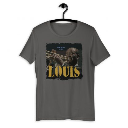 Louis Armstrong Jazz Wisdom Short-Sleeve Unisex T-Shirt - Image 7