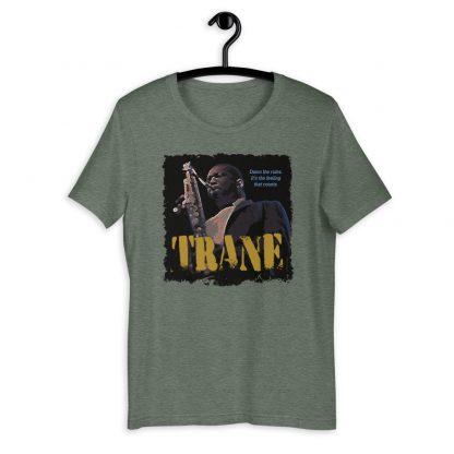 John Coltrane Jazz Wisdom Short-Sleeve Unisex T-Shirt - Image 4