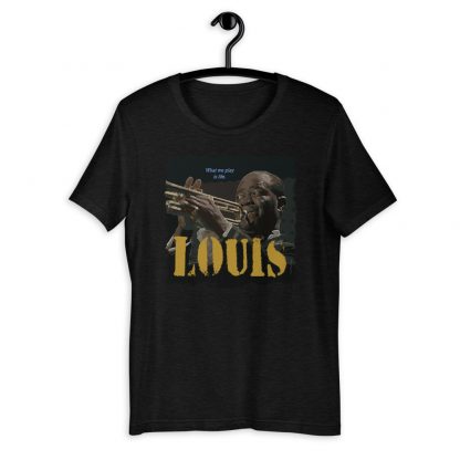 Louis Armstrong Jazz Wisdom Short-Sleeve Unisex T-Shirt - Image 3