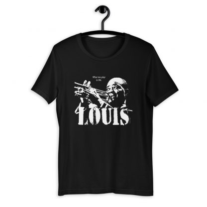 Louis Armstrong Jazz Wisdom Short-Sleeve Unisex T-Shirt (1-color) - Image 2