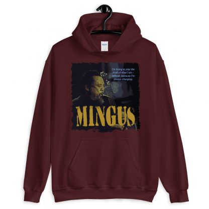 Charles Mingus Jazz Wisdom Unisex Hoodie - Image 3
