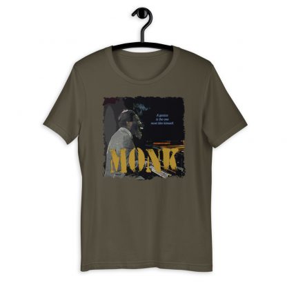Thelonious Monk Jazz Wisdom Short-Sleeve Unisex T-Shirt - Image 6