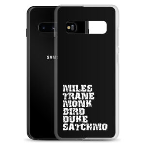 Influential Jazz Icons List Samsung Case (light design)