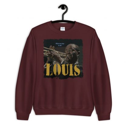 Louis Armstrong Jazz Wisdom Unisex Sweatshirt - Image 5