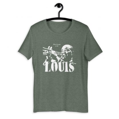 Louis Armstrong Jazz Wisdom Short-Sleeve Unisex T-Shirt (1-color)