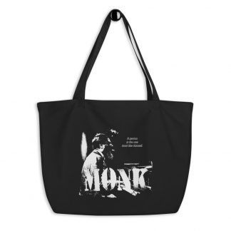 Thelonious Monk Jazz Wisdom Large Organic Tote Bag (1-color)