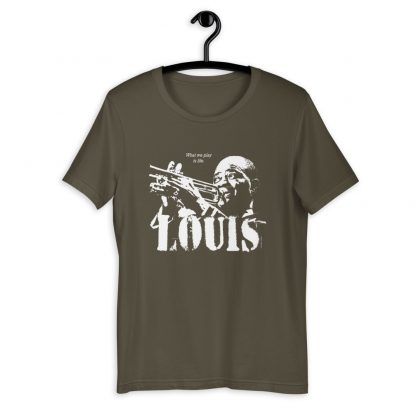 Louis Armstrong Jazz Wisdom Short-Sleeve Unisex T-Shirt (1-color) - Image 4
