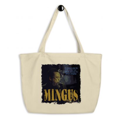 Charles Mingus Jazz Wisdom Large Organic Tote Bag