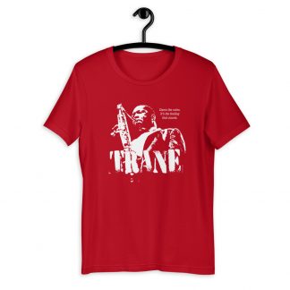 John Coltrane Jazz Wisdom Short-Sleeve Unisex T-Shirt (1-color)
