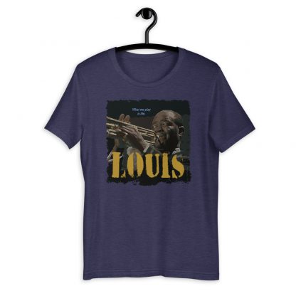 Louis Armstrong Jazz Wisdom Short-Sleeve Unisex T-Shirt - Image 5