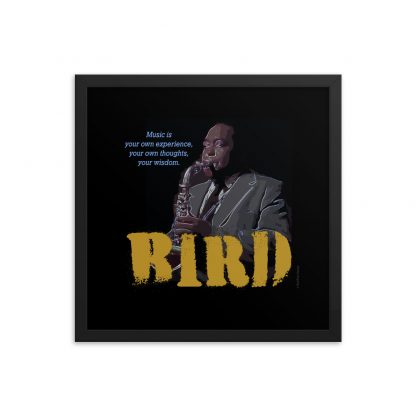 Charlie Parker Jazz Wisdom Framed Luster Poster - Image 5