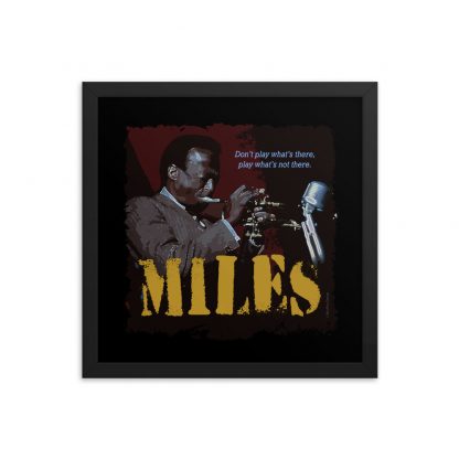 Miles Davis Jazz Wisdom Framed Luster Poster - Image 4