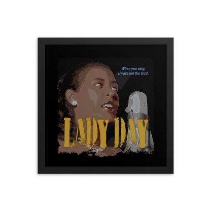 Billie Holiday Jazz Wisdom Framed Matte Poster - Image 4