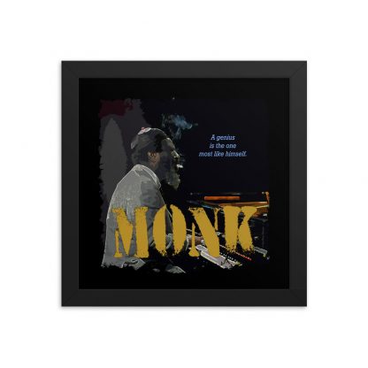 Thelonious Monk Jazz Wisdom Framed Matte Poster - Image 2