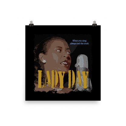 Billie Holiday Jazz Wisdom Luster Poster - Image 4