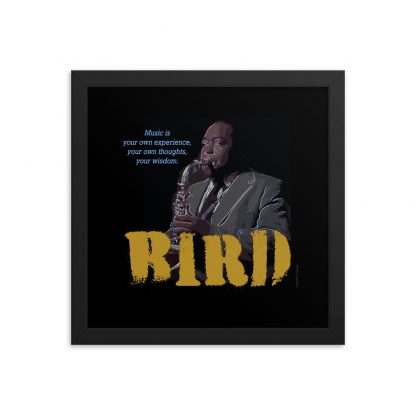 Charlie Parker Jazz Wisdom Framed Luster Poster - Image 3