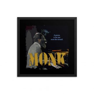 Thelonious Monk Jazz Wisdom Framed Matte Poster
