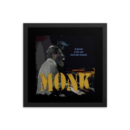 Thelonious Monk Jazz Wisdom Framed Matte Poster - Image 4