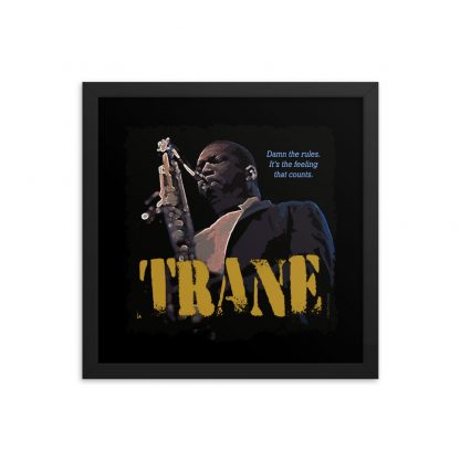 John Coltrane Jazz Wisdom Framed Luster Poster - Image 4