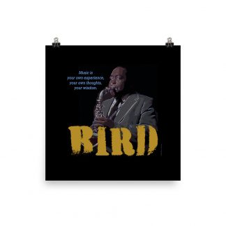 Charlie Parker Jazz Wisdom Luster Poster