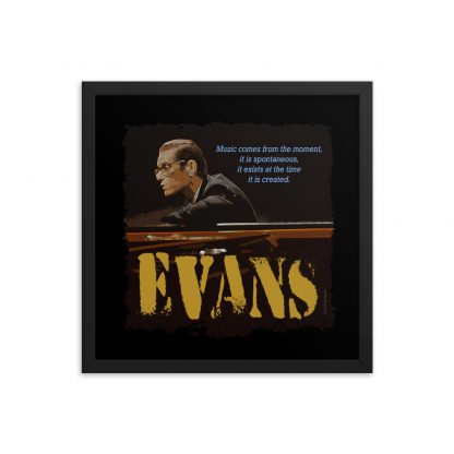 Bill Evans Jazz Wisdom Framed Luster Poster - Image 5