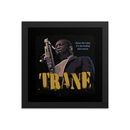 John Coltrane Jazz Wisdom Framed Luster Poster - Image 2
