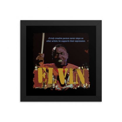 Elvin Jones Jazz Wisdom Framed Matte Poster - Image 2