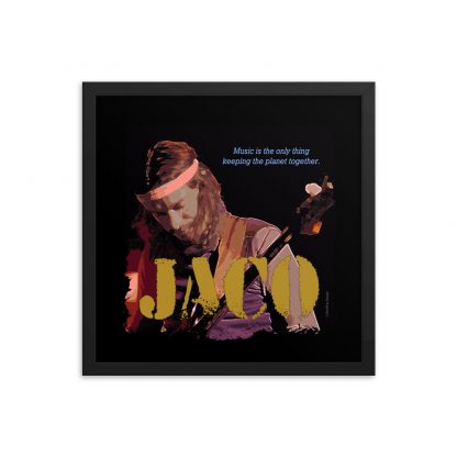 Jaco Pastorius Jazz Wisdom Framed Luster Poster - Image 5