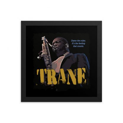 John Coltrane Jazz Wisdom Framed Luster Poster - Image 3