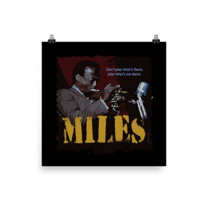 Miles Davis Jazz Wisdom Luster Poster - Image 3