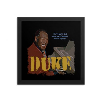 Duke Ellington Jazz Wisdom Framed Matte Poster - Image 3
