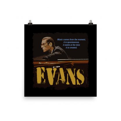 Bill Evans Jazz Wisdom Matte Poster - Image 2