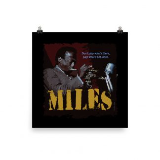 Miles Davis Jazz Wisdom Luster Poster