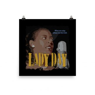 Billie Holiday Jazz Wisdom Matte Poster