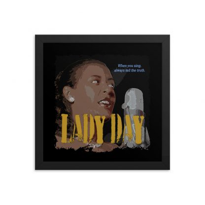 Billie Holiday Jazz Wisdom Framed Matte Poster - Image 3