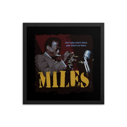 Miles Davis Jazz Wisdom Framed Luster Poster - Image 5
