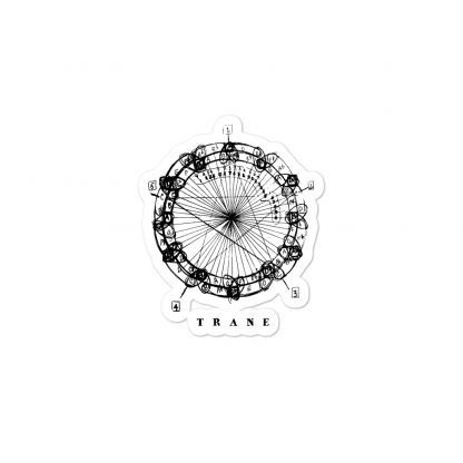 Coltrane Harmony Mandala Bubble-Free Stickers