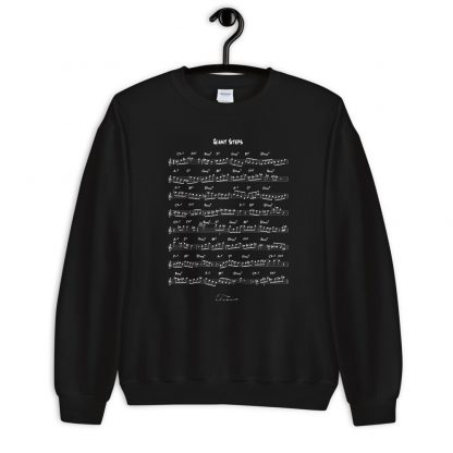 Coltrane Solo on Giant Steps Unisex Sweatshirt (light design) - Image 2