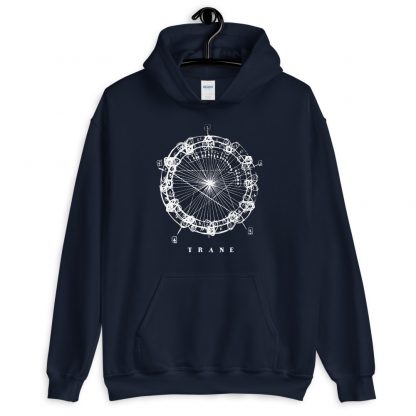 Coltrane Harmony Mandala Unisex Hoodie (light design) - Image 4