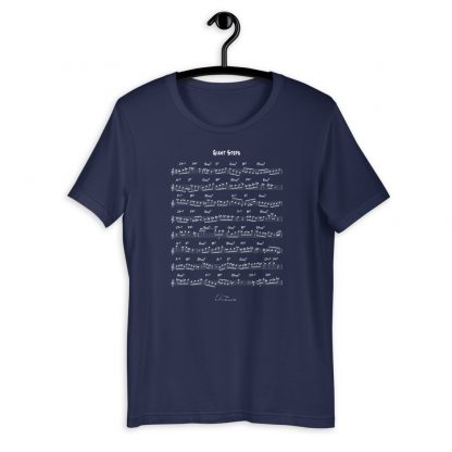 Coltrane Solo on Giant Steps Short-Sleeve Unisex T-Shirt (light design) - Image 7