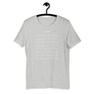 Coltrane Solo on Giant Steps Short-Sleeve Unisex T-Shirt (light design)