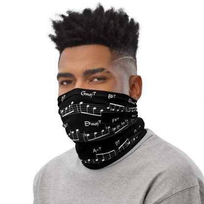 Coltrane Solo on Giant Steps Neck Gaiter (light design) - Image 3